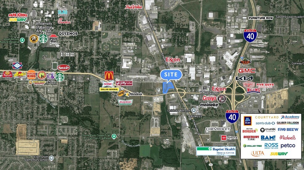 600 Dave Ward Dr, Conway, AR à vendre - Photo du bâtiment - Image 2 de 2