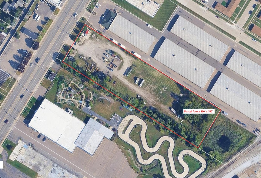 19290 Allen Rd, Melvindale, MI for lease - Aerial - Image 2 of 3