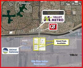 SWC 40th St, Phoenix, AZ - AERIAL  map view