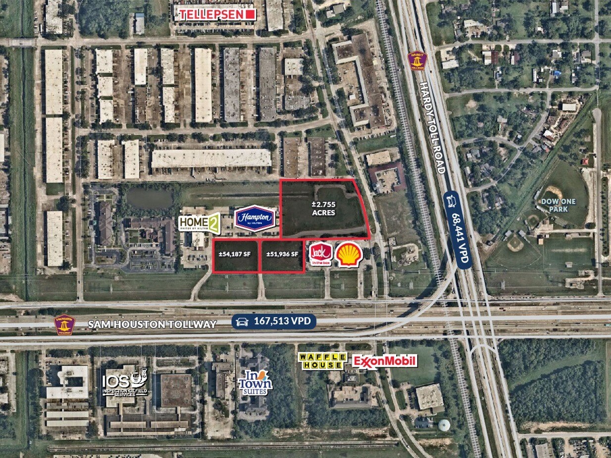 NWC Beltway 8 & Hardy Rd, Houston, TX à vendre Aérien- Image 1 de 2