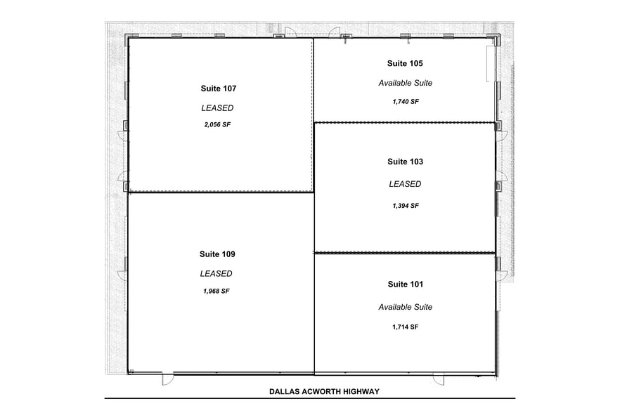 10172 Dallas Acworth Hwy, Dallas, GA for lease - Building Photo - Image 3 of 8