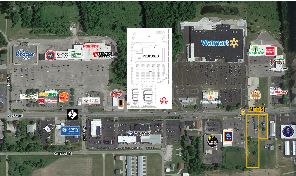 1660 E Main St, Owosso, MI for lease Site Plan- Image 1 of 2