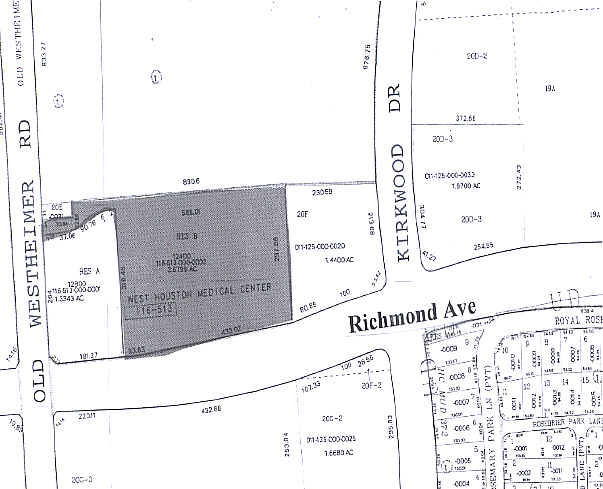 12000 Richmond Ave, Houston, TX à louer - Plan cadastral - Image 2 de 13