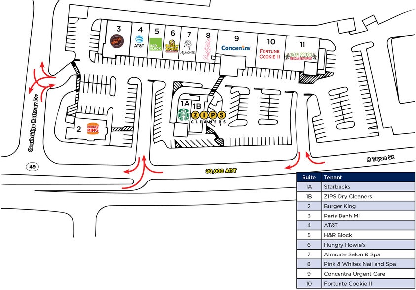 8943 S Tryon St, Charlotte, NC for lease - Site Plan - Image 3 of 3