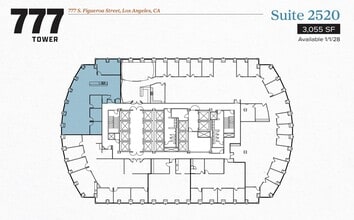 777 S Figueroa St, Los Angeles, CA for lease Floor Plan- Image 1 of 1