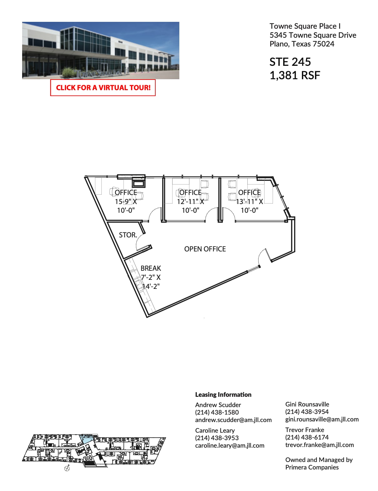 8560 Belleview Dr, Plano, TX for lease Floor Plan- Image 1 of 1