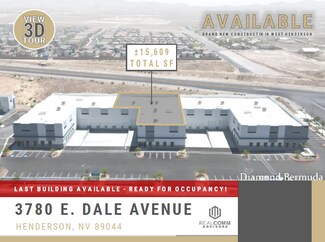 Plus de détails pour 3780 E Dale Ave, Henderson, NV - Industriel à vendre