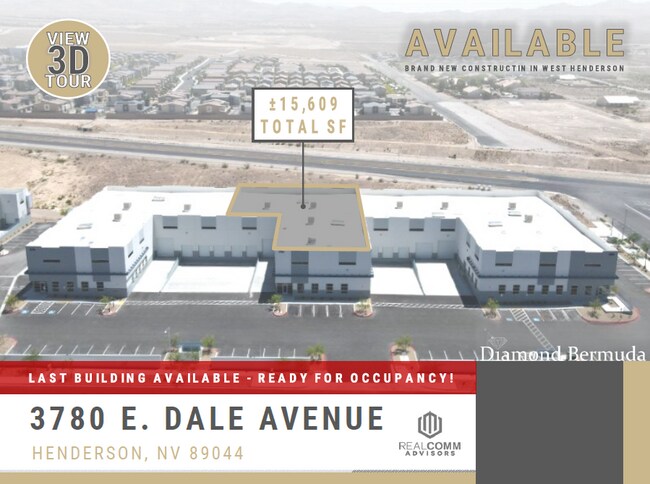 Plus de détails pour 3780 E Dale Ave, Henderson, NV - Industriel à louer