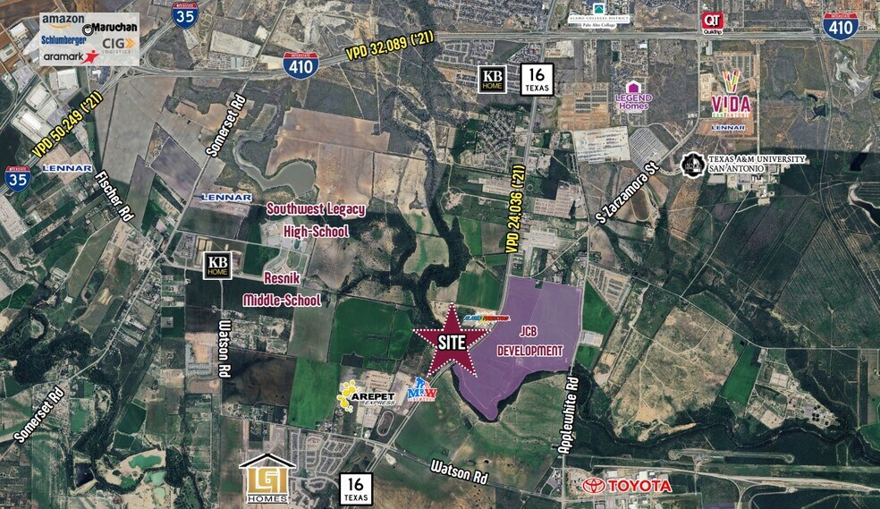 13811-B State Highway 16 S, San Antonio, TX à vendre - Aérien - Image 2 de 3