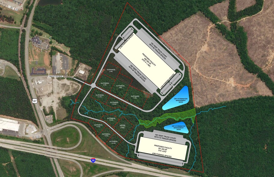 Innovation Drive, Laurens, SC for sale - Site Plan - Image 3 of 4