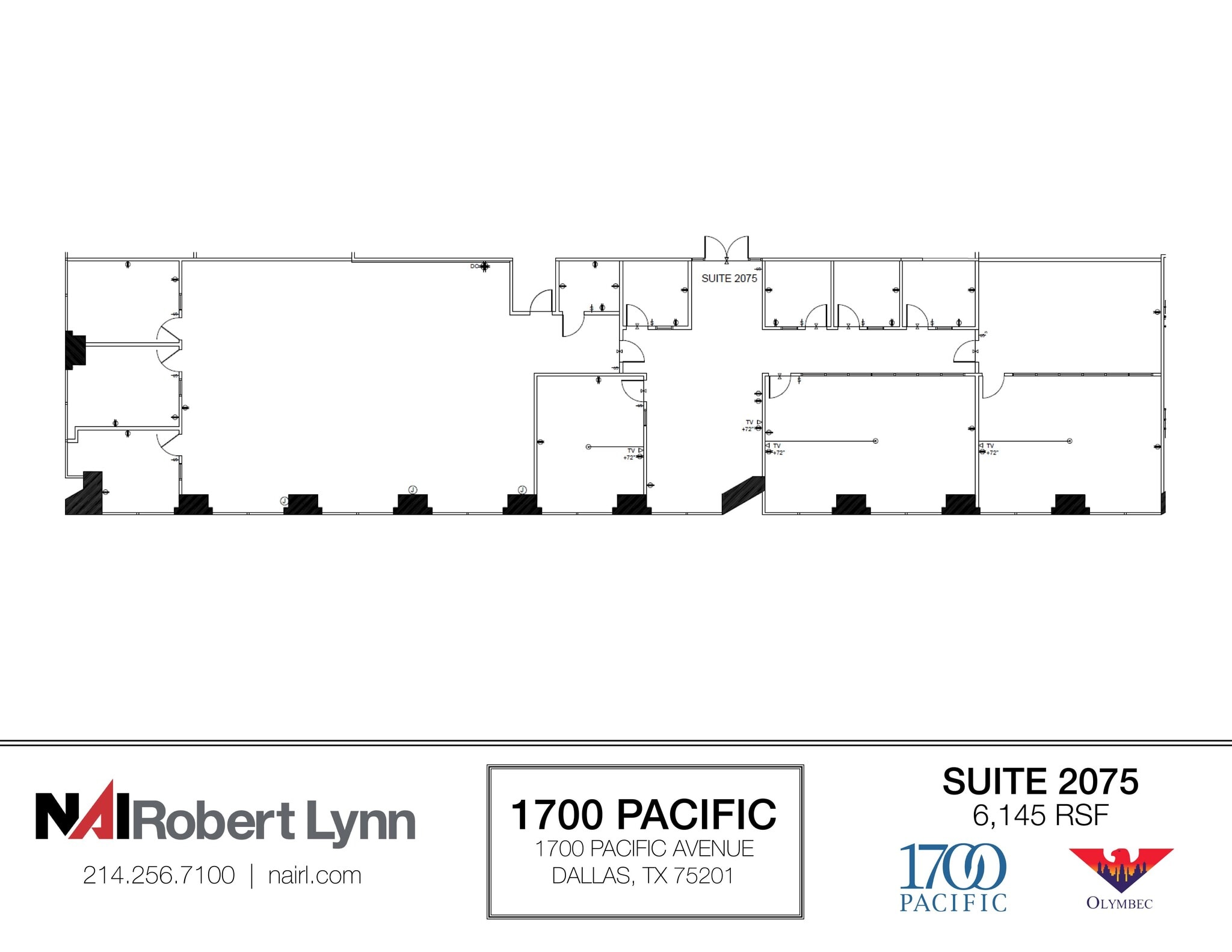 1700 Pacific Ave, Dallas, TX à louer Plan d’étage- Image 1 de 2