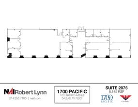 1700 Pacific Ave, Dallas, TX à louer Plan d’étage- Image 1 de 2