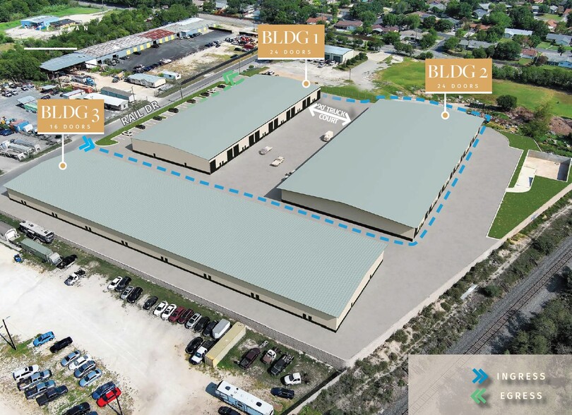 11926 Rail Dr, San Antonio, TX for lease - Aerial - Image 2 of 10