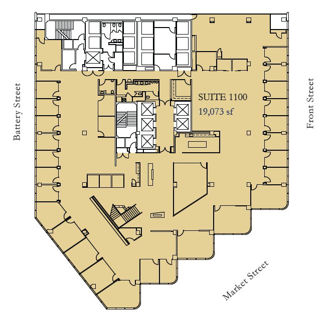One Front St, San Francisco, CA for lease Floor Plan- Image 1 of 1
