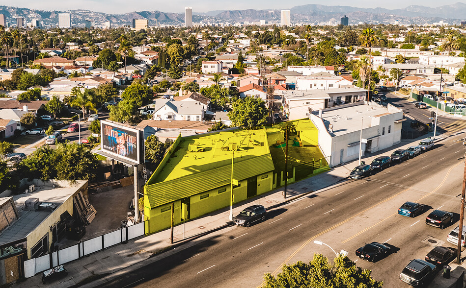 5519-5521 W Washington Blvd, Los Angeles, CA for lease - Aerial - Image 1 of 4