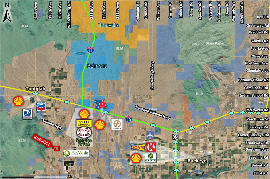 387th Ave, Tonopah, AZ for sale - Aerial - Image 3 of 4