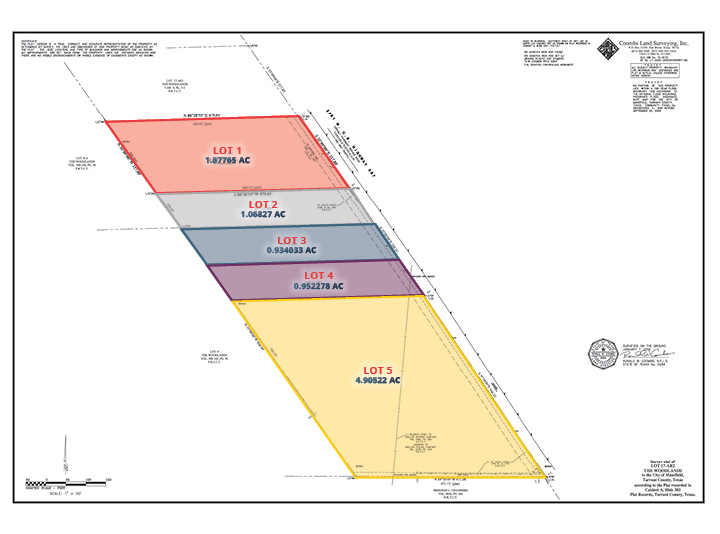 2351 Highway 287, Mansfield, TX à vendre - Plan de site - Image 2 de 6