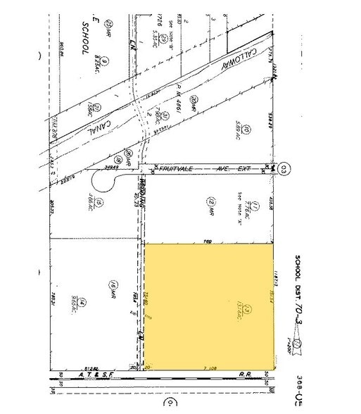 7121 Charity Ave, Bakersfield, CA for sale - Plat Map - Image 3 of 3