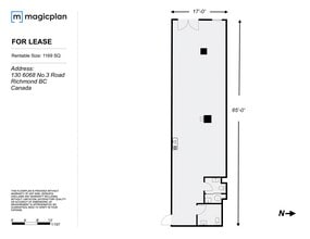 6068 No 3 Rd, Richmond, BC for lease Floor Plan- Image 2 of 10