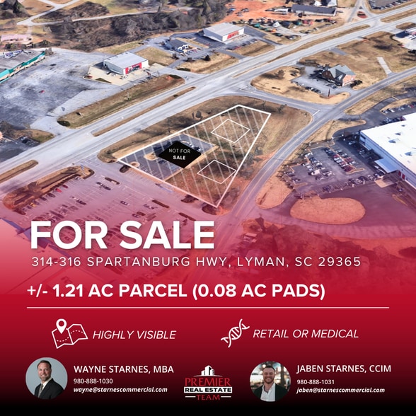 314-316 Spartanburg hwy, Lyman, SC à vendre - Photo du bâtiment - Image 2 de 2