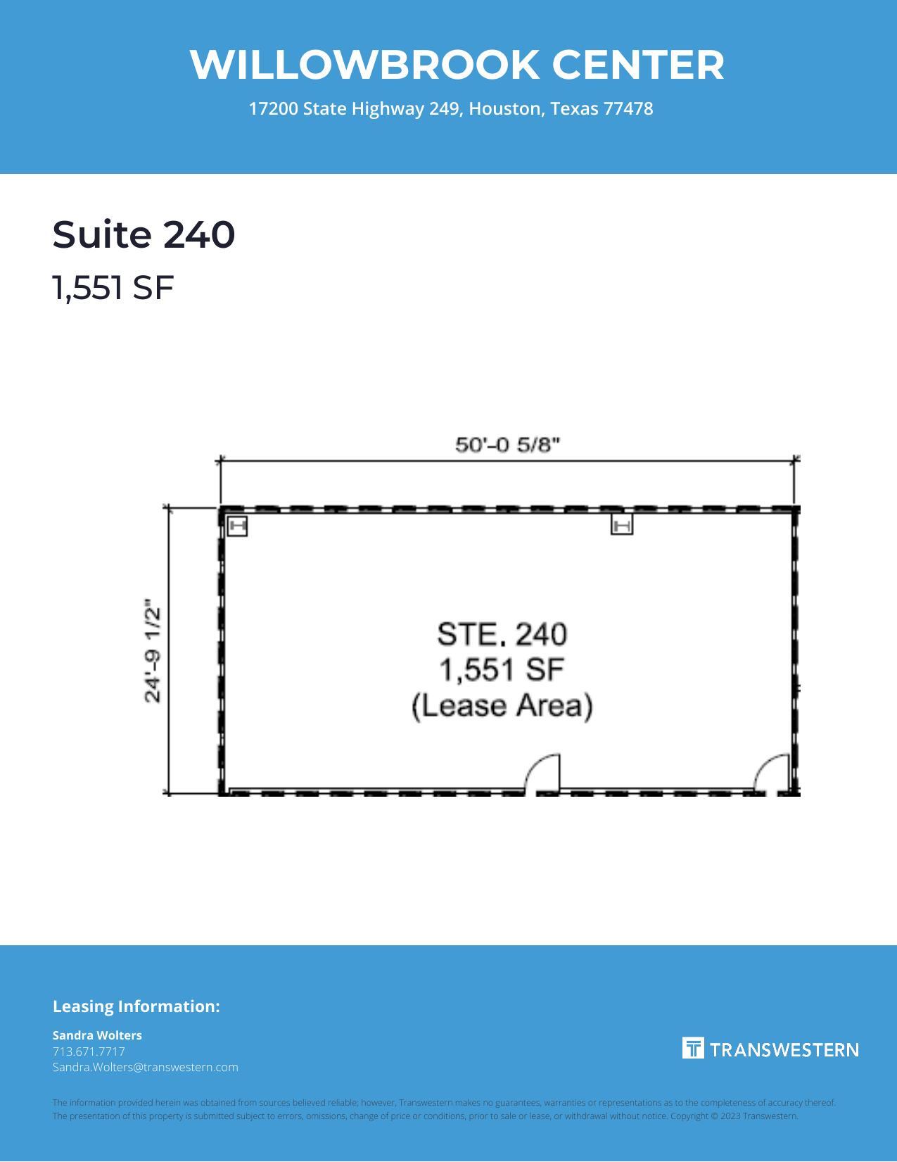 17200 SH 249, Houston, TX for lease Floor Plan- Image 1 of 1