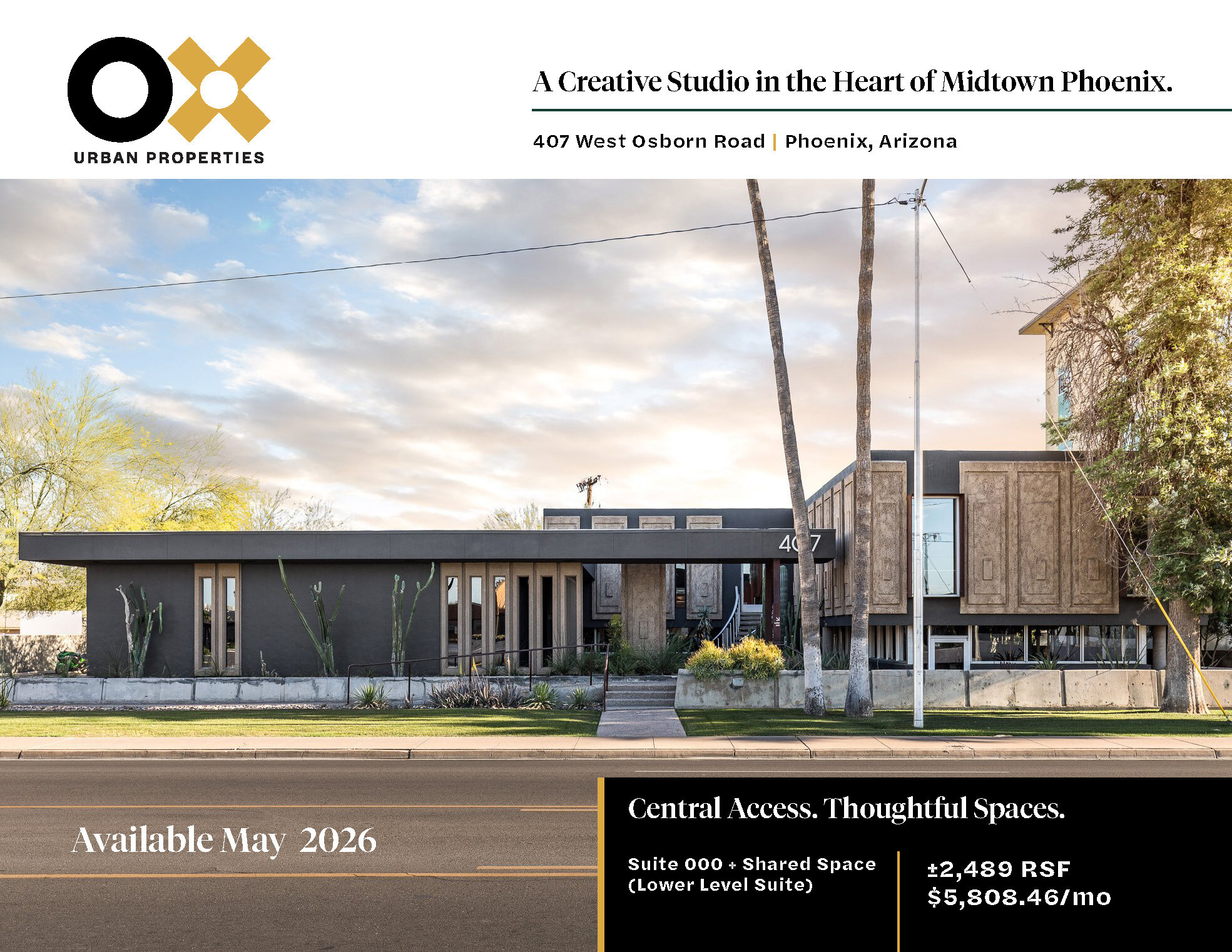 407 W Osborn Rd, Phoenix, AZ for lease Building Photo- Image 1 of 23