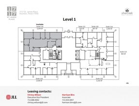 1717 St. James Place, Houston, TX à vendre Plan d’étage- Image 1 de 1