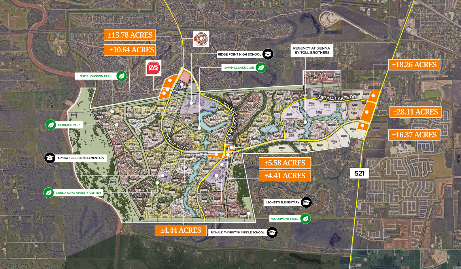 1420 Sienna Parkway, Rosharon, TX à vendre Photo du bâtiment- Image 1 de 2