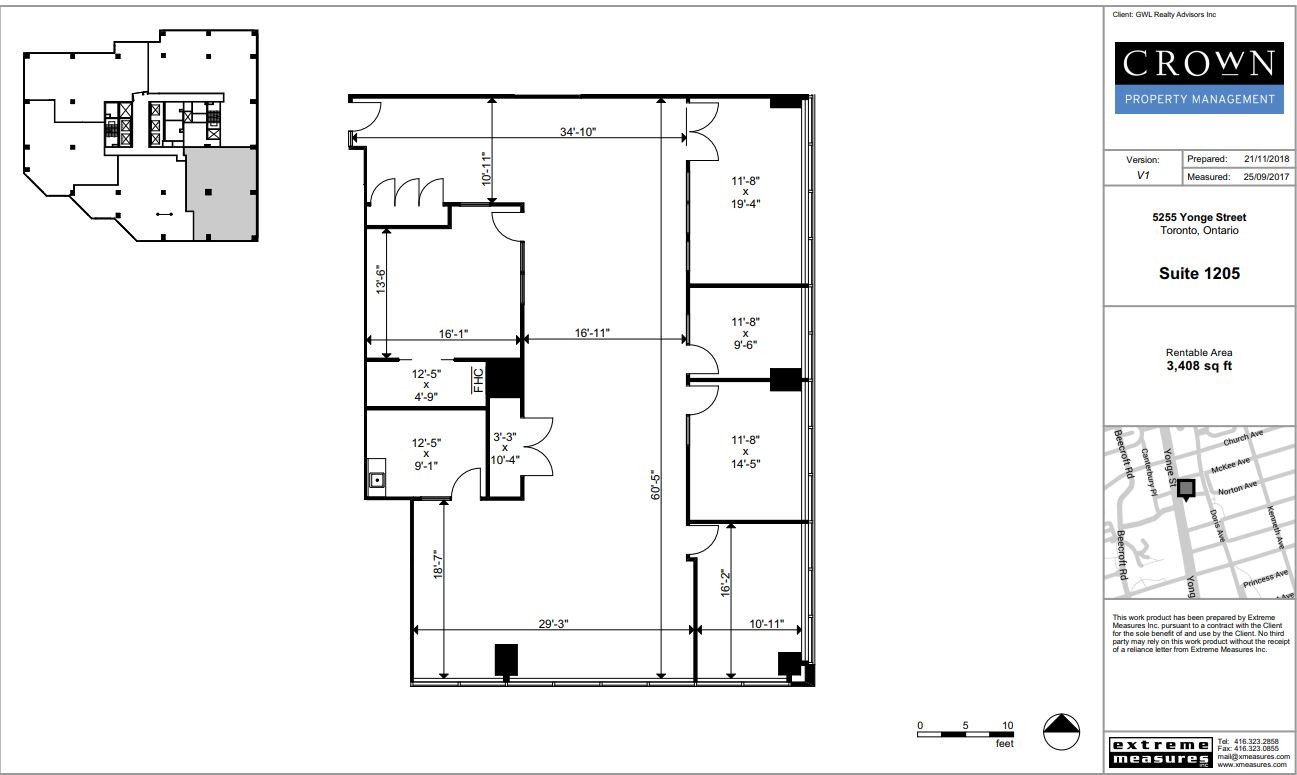 5255 Yonge St, Toronto, ON for lease Floor Plan- Image 1 of 1