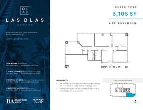 450 E Las Olas Blvd, Fort Lauderdale, FL à louer Plan d’étage- Image 1 de 1