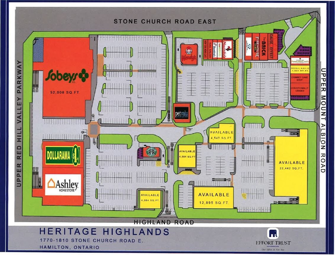1782 Stone Church Rd E, Hamilton, ON for sale Site Plan- Image 1 of 1