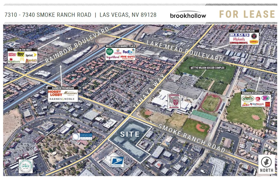 7310 Smoke Ranch Rd, Las Vegas, NV for lease - Aerial - Image 3 of 12