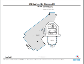 575 Riverbend Dr, Kitchener, ON for lease Floor Plan- Image 2 of 3