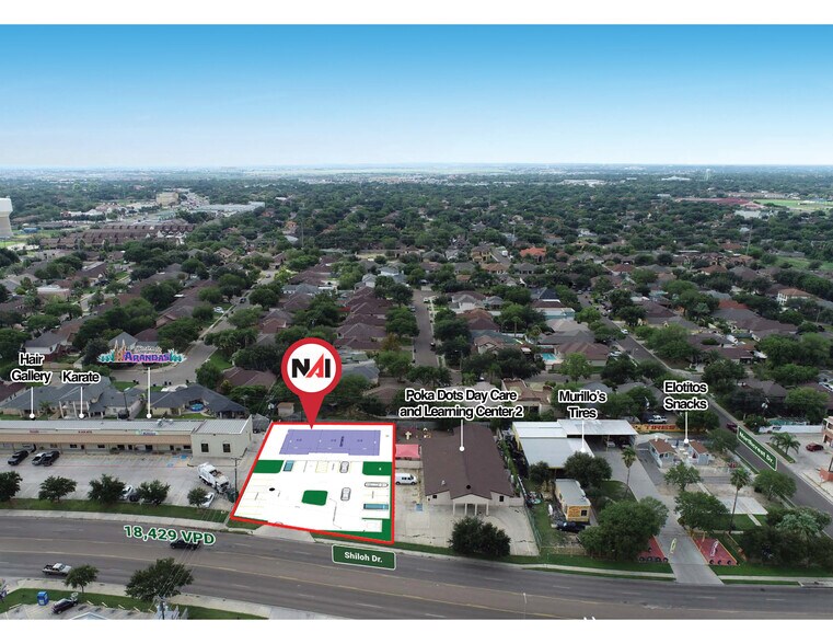 605 Shiloh Dr, Laredo, TX à louer - Aérien - Image 2 de 9