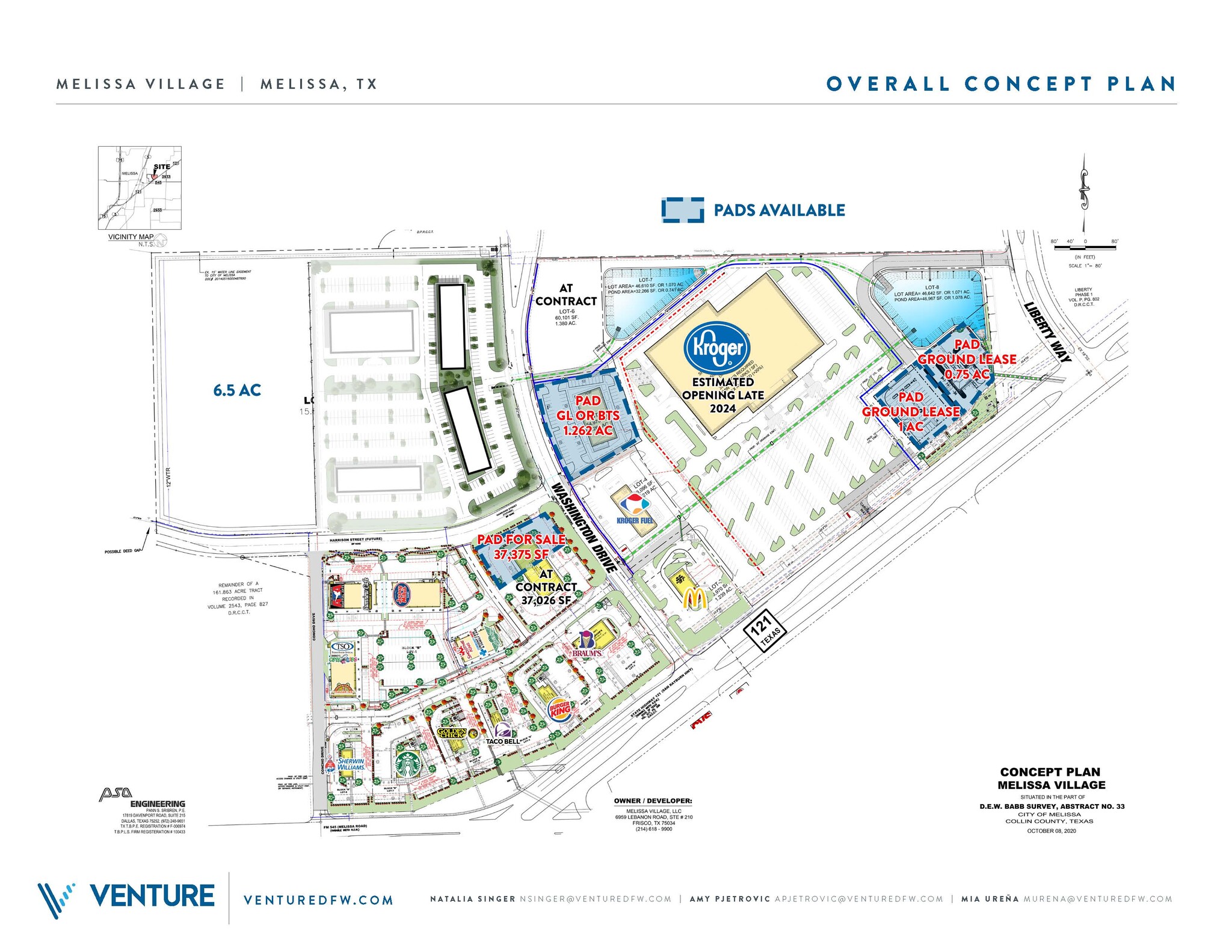 Washington Dr, Melissa, TX for sale Site Plan- Image 1 of 2