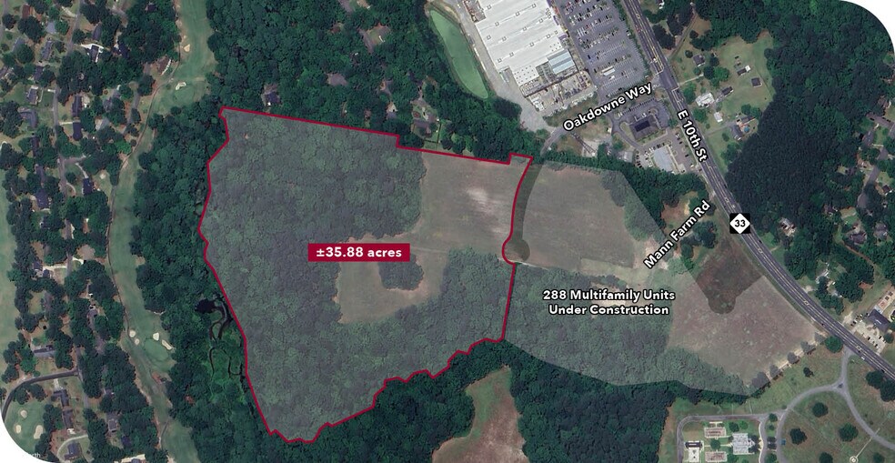 0 Mann Farm Rd, Greenville, NC à vendre - Aérien - Image 2 de 4