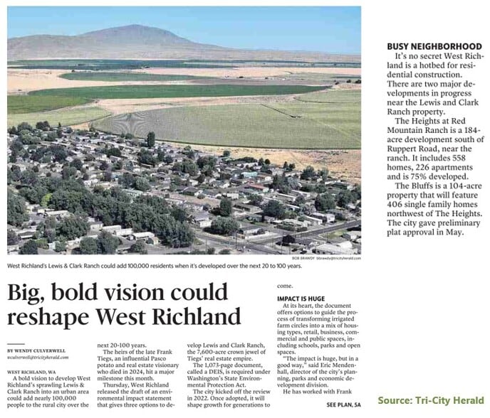 TBD Ruppert Road, West Richland, WA for sale - Building Photo - Image 2 of 2