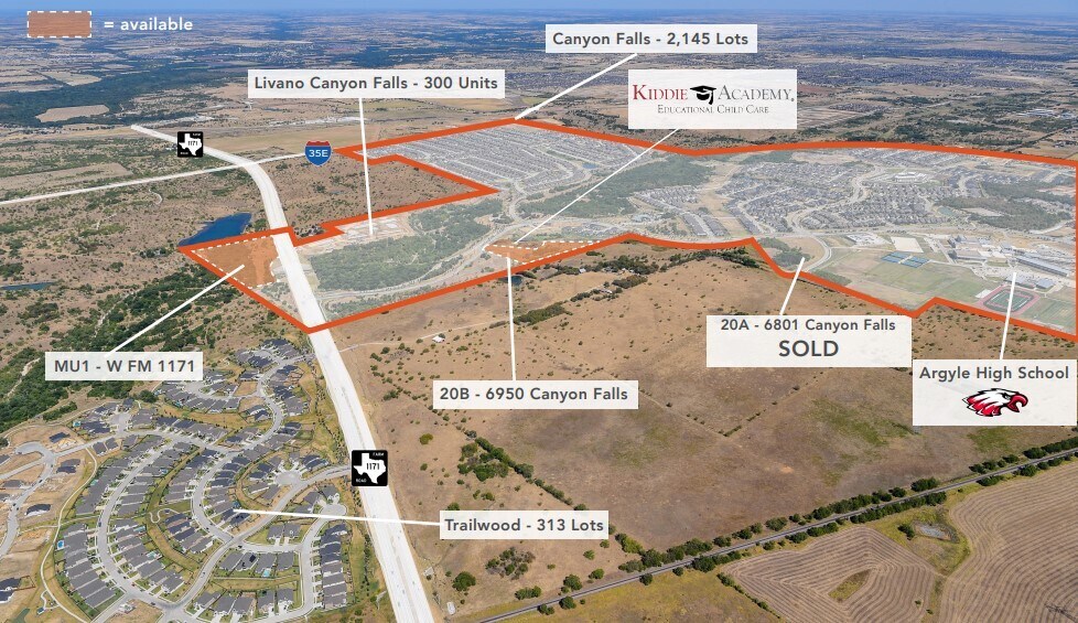 6950 Canyon Falls Rd, Northlake, TX à vendre Photo du bâtiment- Image 1 de 2