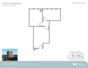 1415 North Loop W, Houston, TX for lease Floor Plan- Image 1 of 1