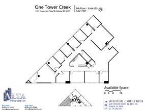 3101 Towercreek Pkwy SE, Atlanta, GA à louer Plan d  tage- Image 1 de 7