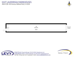 4861-4875 NE 12th Ave, Fort Lauderdale, FL à louer Plan d’étage- Image 1 de 2