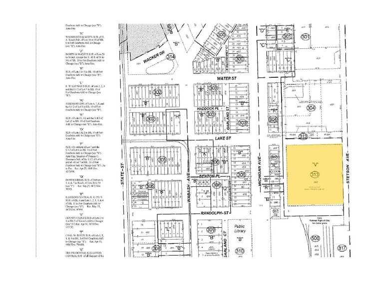 130 E Randolph St, Chicago, IL à louer - Plan cadastral - Image 2 de 18