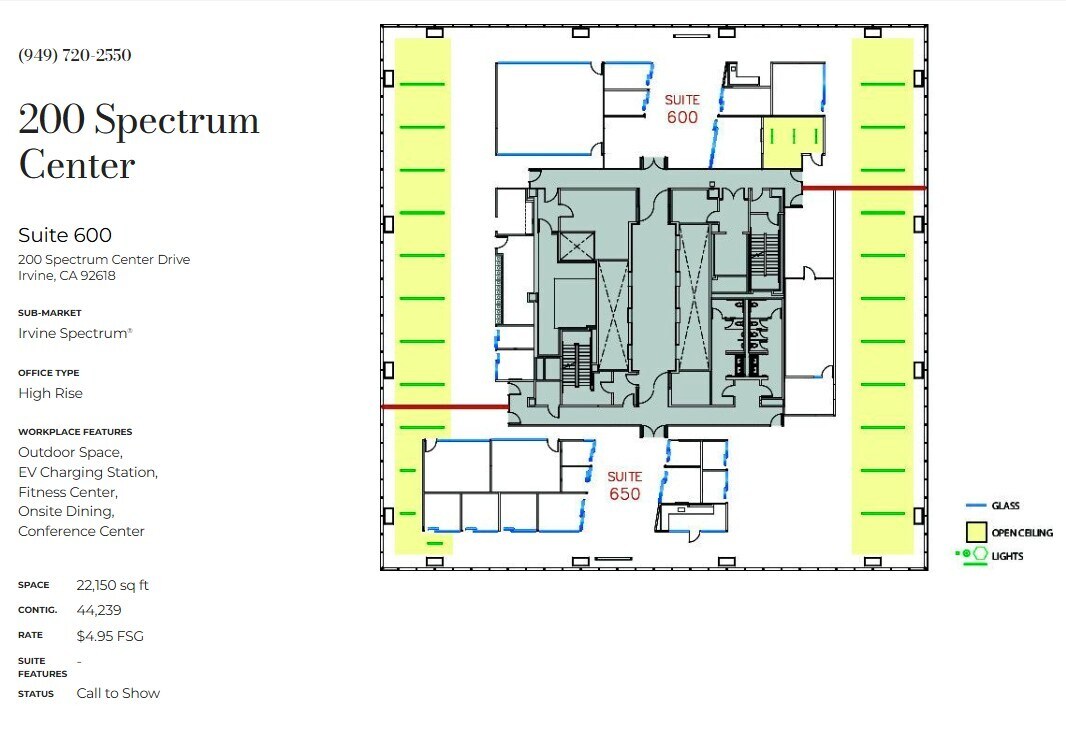 200 Spectrum Center Dr, Irvine, CA for lease Floor Plan- Image 1 of 1
