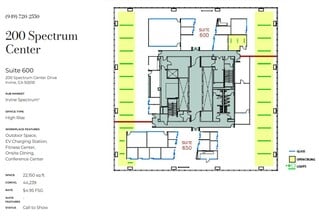 200 Spectrum Center Dr, Irvine, CA for lease Floor Plan- Image 1 of 1