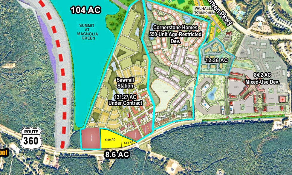 18610-18700 Hull Street Rd, Moseley, VA à vendre - Photo du bâtiment - Image 1 de 2