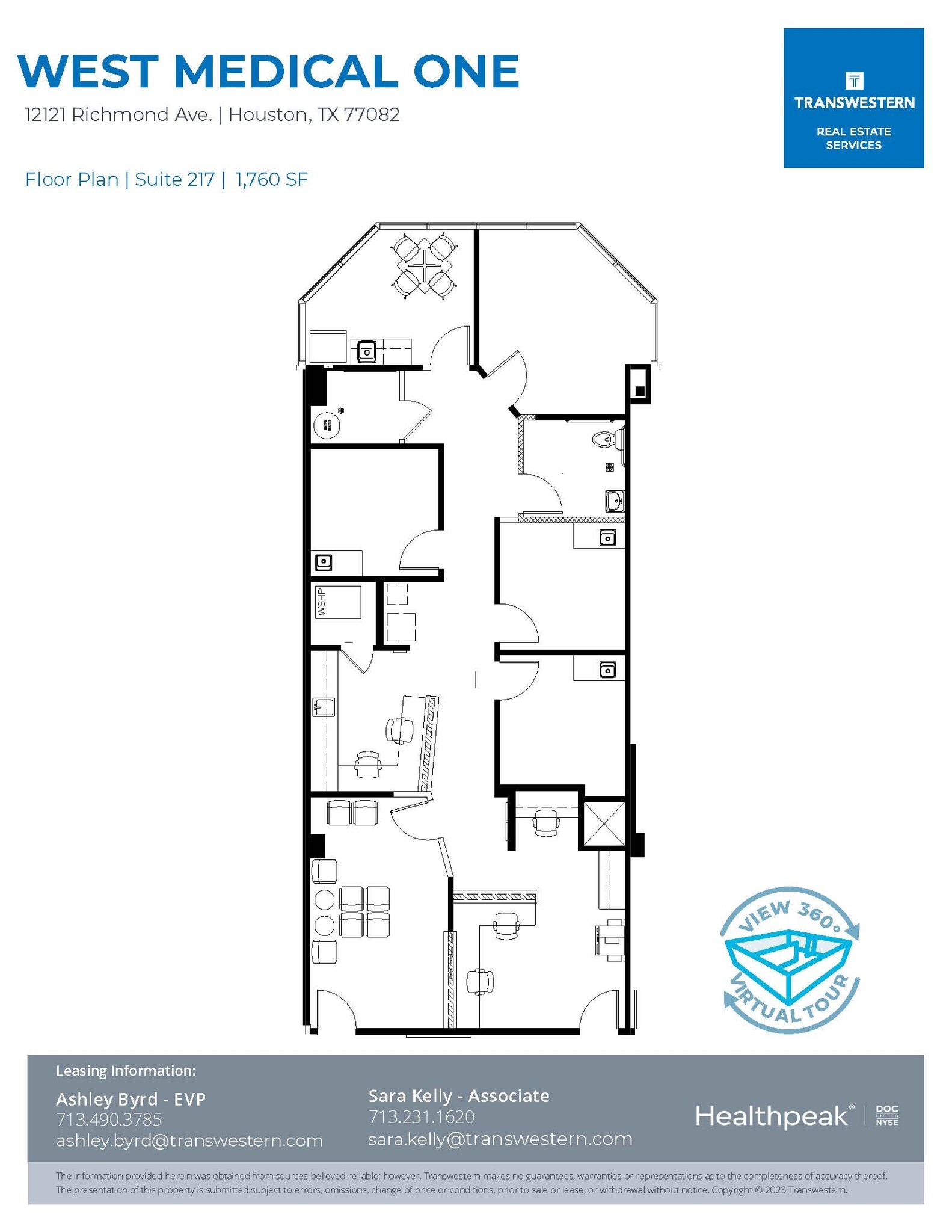 12121 Richmond Ave, Houston, TX à louer Plan d’étage- Image 1 de 1