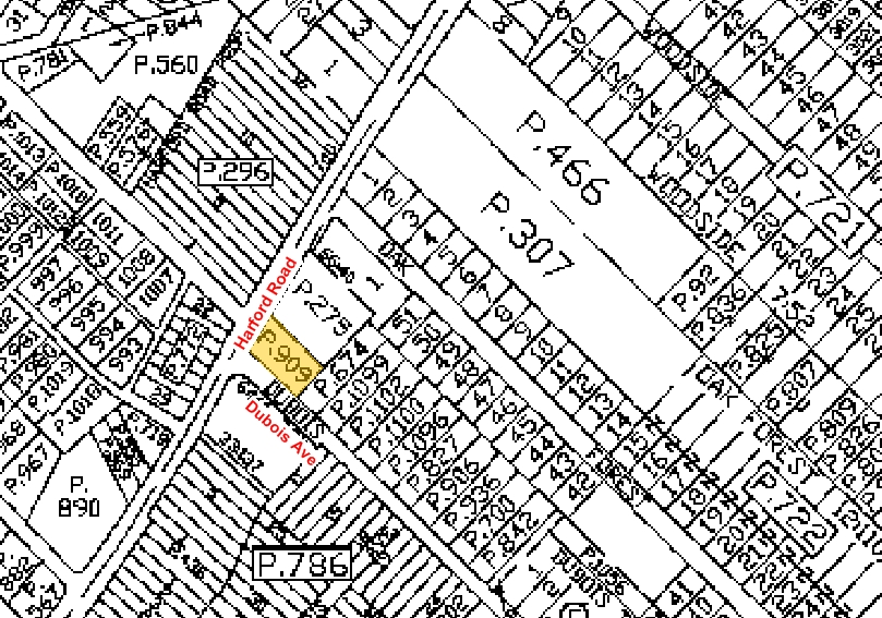 8101-8105 Harford Rd, Baltimore, MD for lease - Plat Map - Image 2 of 3