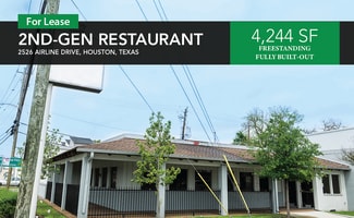 Plus de détails pour 2526 Airline Dr, Houston, TX - Commerce de détail à louer