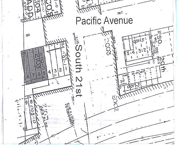 2111 Pacific Ave, Tacoma, WA à louer - Plan cadastral - Image 2 de 11