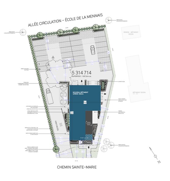 2855 Ch Sainte-Marie, Mascouche, QC à vendre - Plan de site - Image 2 de 3